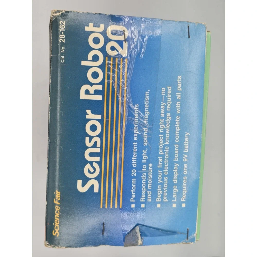 Vintage Radioshack Science Fair SENSOR ROBOT 20 Electronic‎ Project Lab